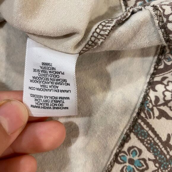 SB Active Women’s Tank Top Medium – Brown Paisley Print Athletic Top Yoga Workou - Picture 6 of 7